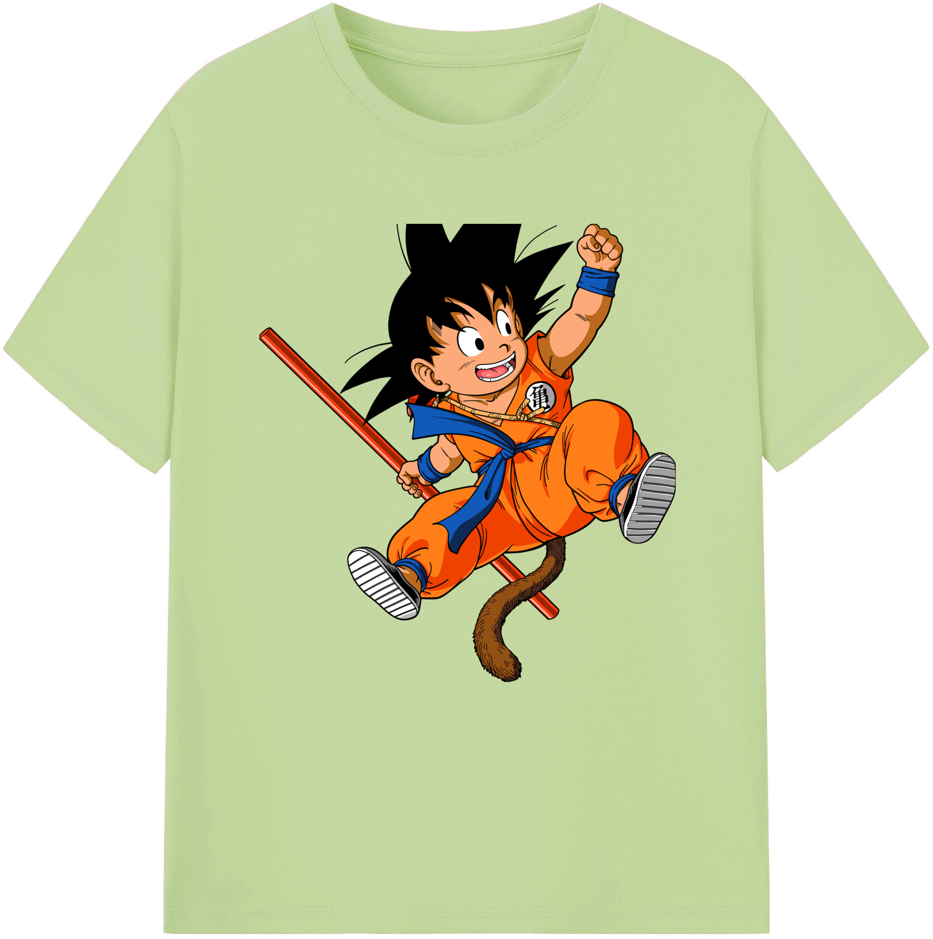 （画像用） ドラゴンボール 孫悟空（そん ごくう）Son Goku カカロット DRAGON BALL Kakarotto 綿100％半袖Tシャツ（フロントプリント）